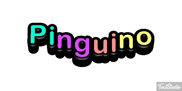 Pinguino Effetto testo