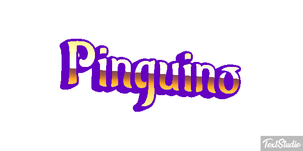 Pinguino Effetto testo