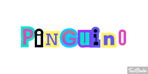 Pinguino Effetto testo