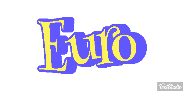 Euro Metin efekti