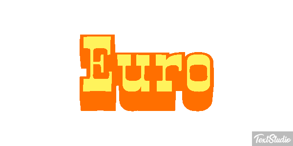 Euro Metin efekti