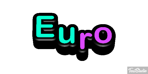 Euro Metin efekti