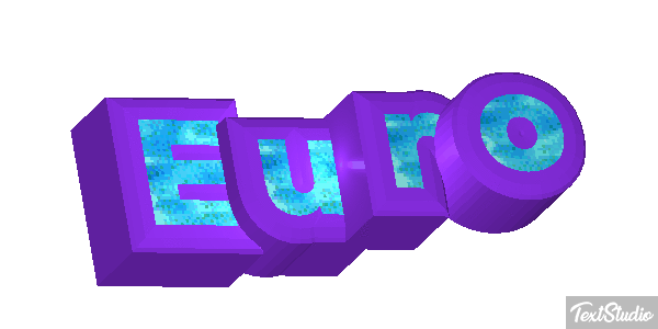 Euro Metin efekti
