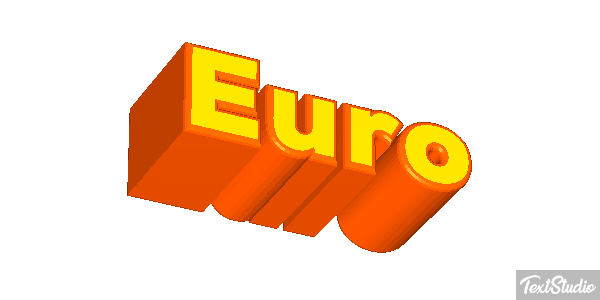 Euro Metin efekti