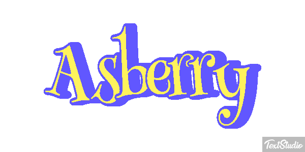 Asberry Text effect