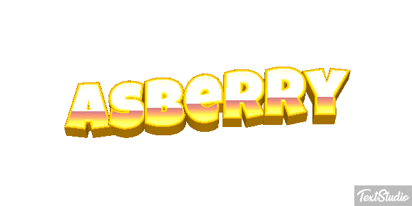 Asberry Text effect