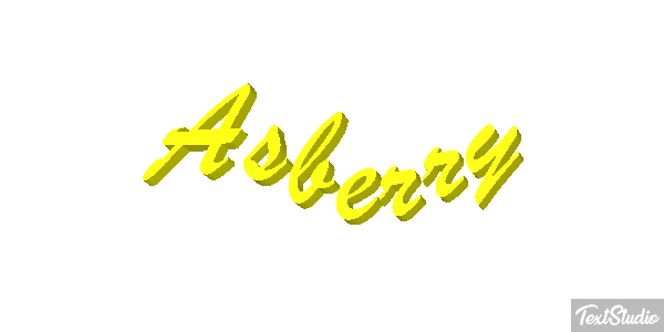 Asberry Text effect