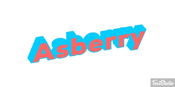 Asberry Text effect