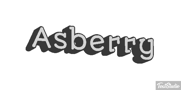 Asberry Text effect