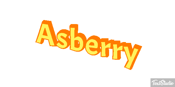 Asberry Text effect