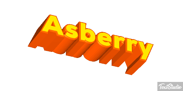 Asberry Text effect