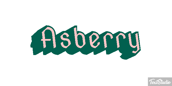 Asberry Text effect