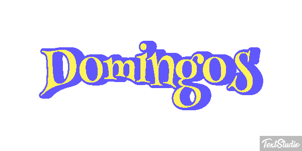 Domingos Tekst effect