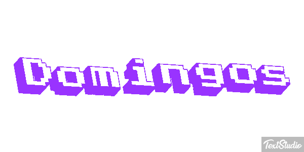 Domingos Tekst effect