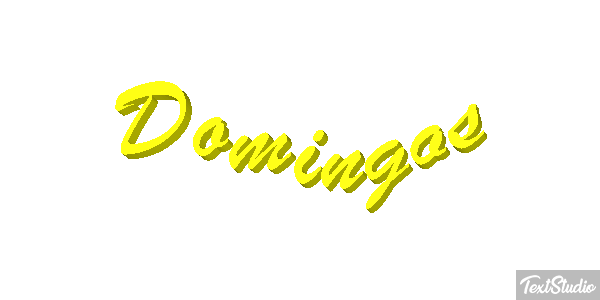 Domingos Tekst effect