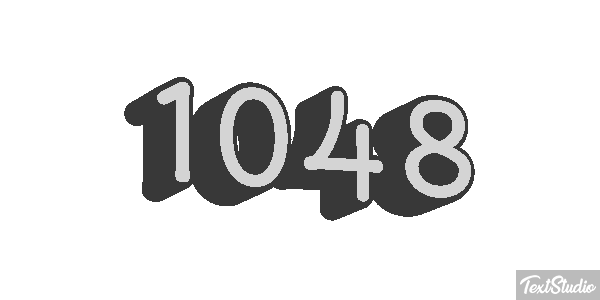 1048 Text effect