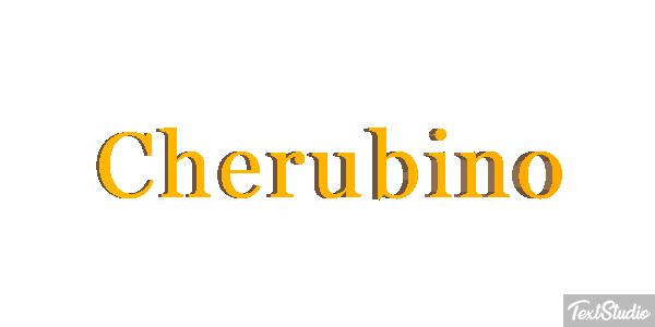 Cherubino Effet de texte
