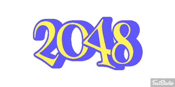 2048 テキスト効果