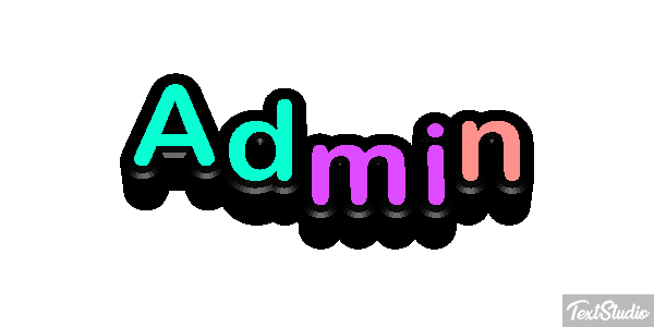 Admin Effetto testo