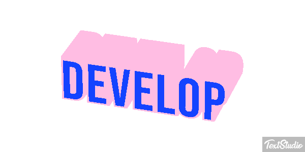 Develop Efekt tekstowy
