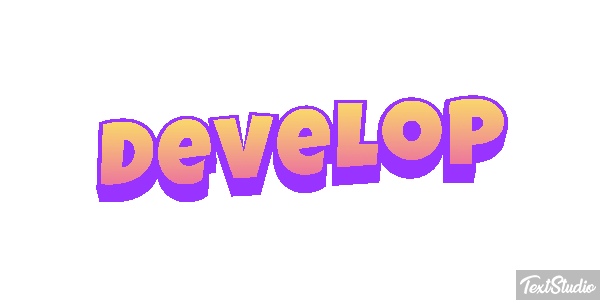 Develop Efekt tekstowy