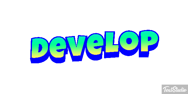 Develop Efekt tekstowy