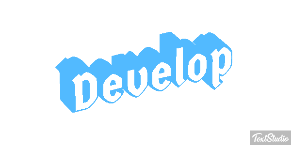 Develop Efekt tekstowy