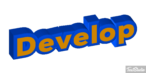 Develop Efekt tekstowy