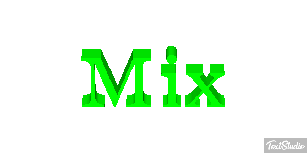 Mix Efecto de texto