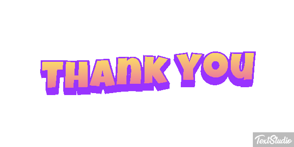 Thank You Text effect