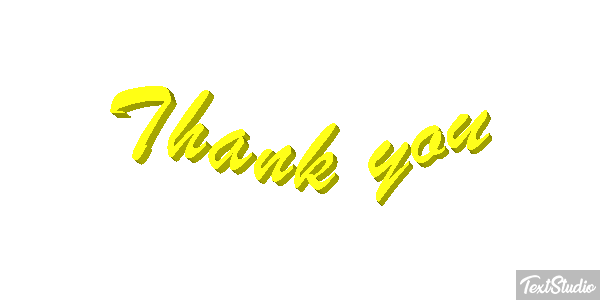 Thank You Text effect