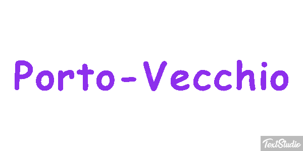 Porto-Vecchio Texteffekt