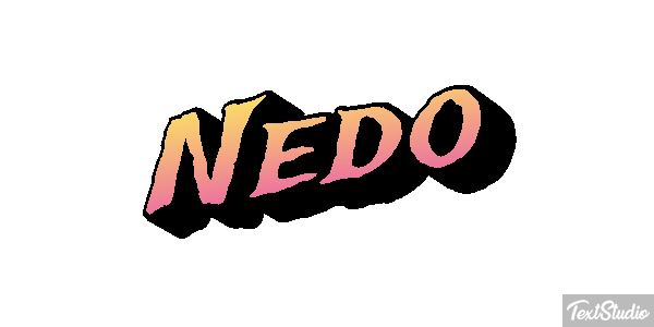 Nedo Tekst effect