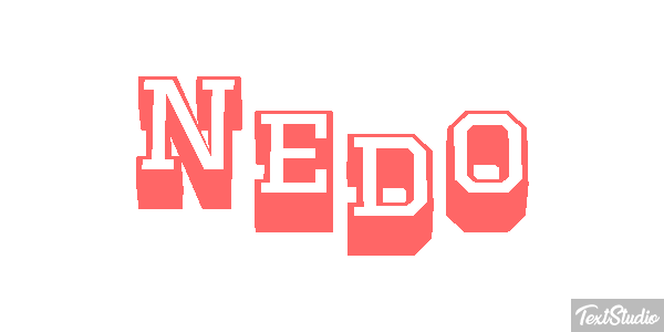 Nedo Tekst effect
