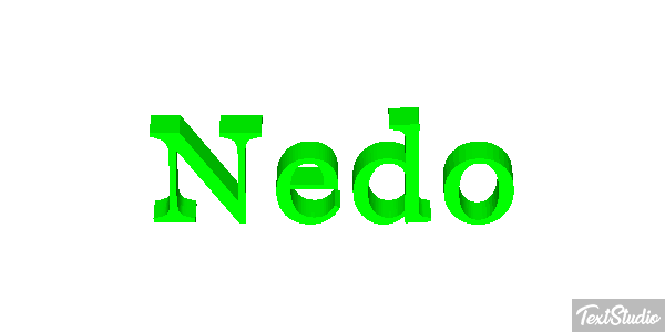 Nedo Tekst effect