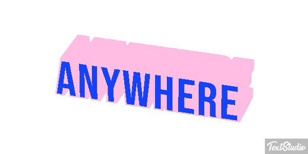 Anywhere Texteffekt