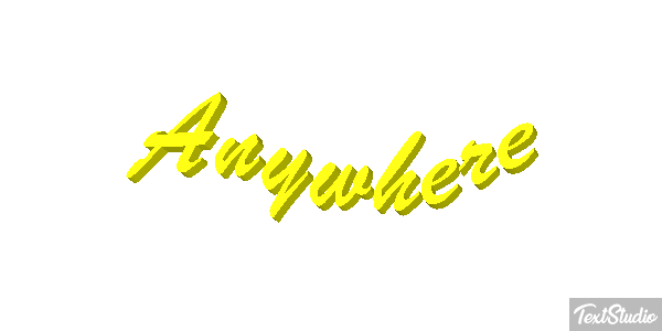Anywhere Texteffekt