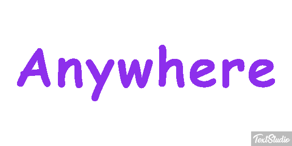 Anywhere Texteffekt
