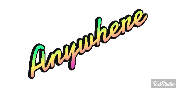 Anywhere Texteffekt