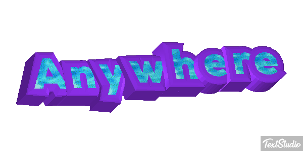 Anywhere Texteffekt