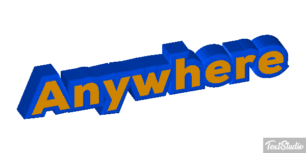 Anywhere Texteffekt