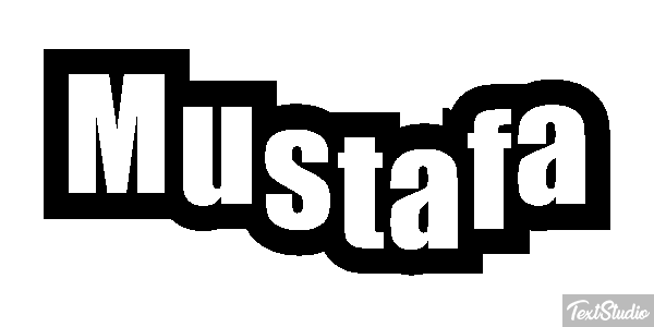 Mustafa Efecto de texto