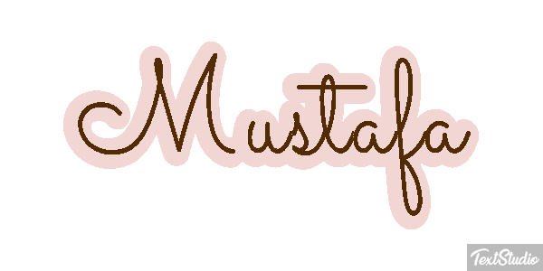 Mustafa Efecto de texto