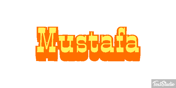 Mustafa Efecto de texto