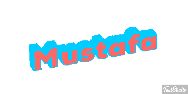 Mustafa Efecto de texto