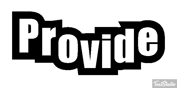 Provide Efekt tekstowy