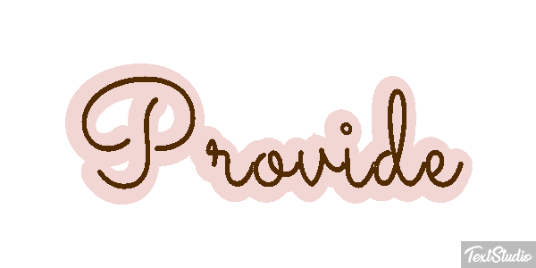 Provide Efekt tekstowy