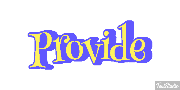 Provide Efekt tekstowy
