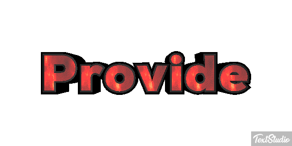 Provide Efekt tekstowy