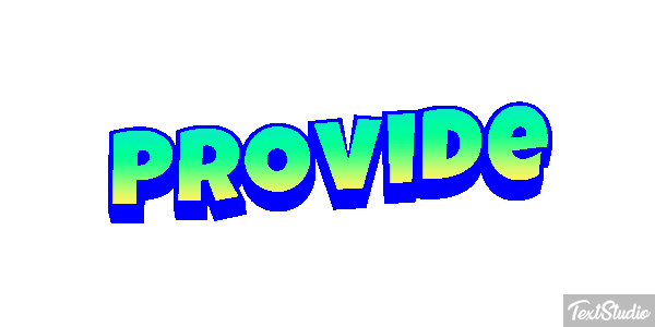 Provide Efekt tekstowy